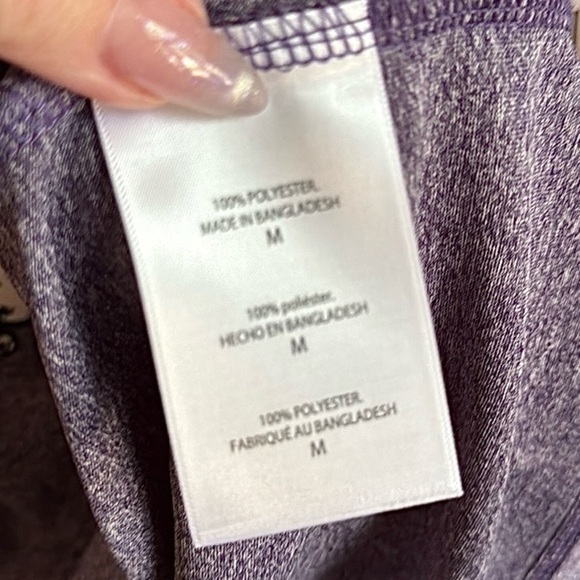 RUSSELL ATHLETIC TCU Horned Frogs Men’s Heathered Purple Dri-Fit Shirt, Medium - Picture 9 of 9